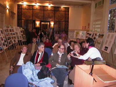 Inauguración exposición fotográfica en Mora Claros (2005, foto 1)