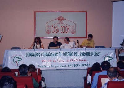 Jornadas de diseño del Parque Moret (1998, foto 2)