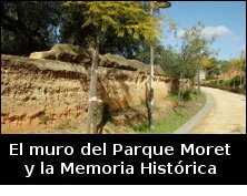 El muro del Parque Moret y la Memoria Histórica