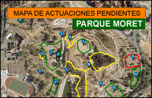 Mapa de actuaciones pendientes